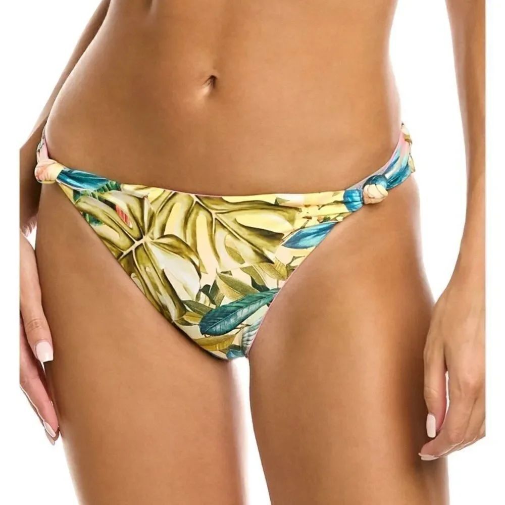 PQ reversible tropical bikini bottoms size M NWT